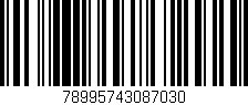 Código de barras (EAN, GTIN, SKU, ISBN): '78995743087030'