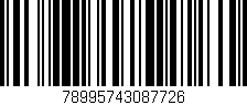 Código de barras (EAN, GTIN, SKU, ISBN): '78995743087726'