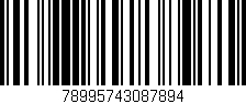 Código de barras (EAN, GTIN, SKU, ISBN): '78995743087894'