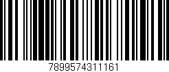 Código de barras (EAN, GTIN, SKU, ISBN): '7899574311161'