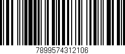 Código de barras (EAN, GTIN, SKU, ISBN): '7899574312106'