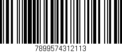 Código de barras (EAN, GTIN, SKU, ISBN): '7899574312113'