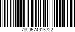 Código de barras (EAN, GTIN, SKU, ISBN): '7899574315732'