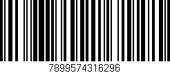Código de barras (EAN, GTIN, SKU, ISBN): '7899574316296'