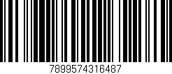 Código de barras (EAN, GTIN, SKU, ISBN): '7899574316487'