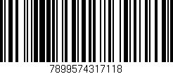 Código de barras (EAN, GTIN, SKU, ISBN): '7899574317118'