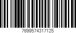 Código de barras (EAN, GTIN, SKU, ISBN): '7899574317125'