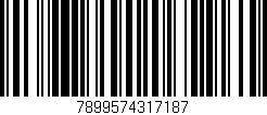 Código de barras (EAN, GTIN, SKU, ISBN): '7899574317187'