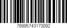 Código de barras (EAN, GTIN, SKU, ISBN): '78995743173092'