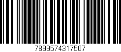 Código de barras (EAN, GTIN, SKU, ISBN): '7899574317507'