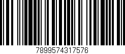 Código de barras (EAN, GTIN, SKU, ISBN): '7899574317576'