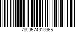 Código de barras (EAN, GTIN, SKU, ISBN): '7899574318665'