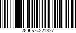 Código de barras (EAN, GTIN, SKU, ISBN): '7899574321337'