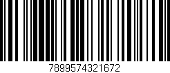 Código de barras (EAN, GTIN, SKU, ISBN): '7899574321672'