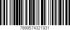 Código de barras (EAN, GTIN, SKU, ISBN): '7899574321931'