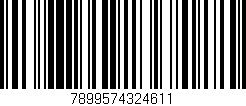 Código de barras (EAN, GTIN, SKU, ISBN): '7899574324611'