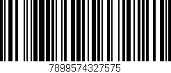 Código de barras (EAN, GTIN, SKU, ISBN): '7899574327575'