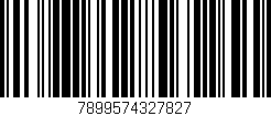 Código de barras (EAN, GTIN, SKU, ISBN): '7899574327827'
