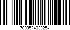 Código de barras (EAN, GTIN, SKU, ISBN): '7899574330254'