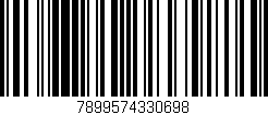 Código de barras (EAN, GTIN, SKU, ISBN): '7899574330698'