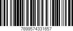 Código de barras (EAN, GTIN, SKU, ISBN): '7899574331657'