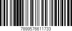 Código de barras (EAN, GTIN, SKU, ISBN): '7899576611733'