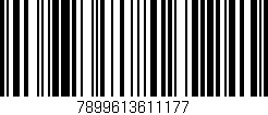 Código de barras (EAN, GTIN, SKU, ISBN): '7899613611177'