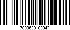 Código de barras (EAN, GTIN, SKU, ISBN): '7899638100847'