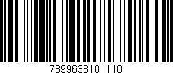 Código de barras (EAN, GTIN, SKU, ISBN): '7899638101110'