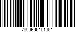 Código de barras (EAN, GTIN, SKU, ISBN): '7899638101981'