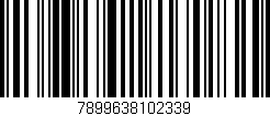 Código de barras (EAN, GTIN, SKU, ISBN): '7899638102339'