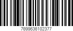 Código de barras (EAN, GTIN, SKU, ISBN): '7899638102377'