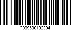 Código de barras (EAN, GTIN, SKU, ISBN): '7899638102384'