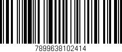 Código de barras (EAN, GTIN, SKU, ISBN): '7899638102414'
