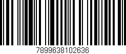 Código de barras (EAN, GTIN, SKU, ISBN): '7899638102636'