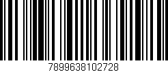 Código de barras (EAN, GTIN, SKU, ISBN): '7899638102728'
