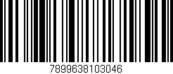 Código de barras (EAN, GTIN, SKU, ISBN): '7899638103046'