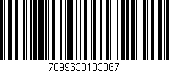 Código de barras (EAN, GTIN, SKU, ISBN): '7899638103367'