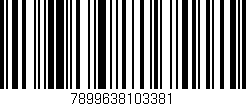 Código de barras (EAN, GTIN, SKU, ISBN): '7899638103381'