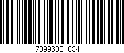 Código de barras (EAN, GTIN, SKU, ISBN): '7899638103411'