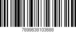 Código de barras (EAN, GTIN, SKU, ISBN): '7899638103688'