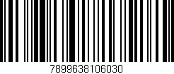 Código de barras (EAN, GTIN, SKU, ISBN): '7899638106030'