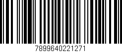 Código de barras (EAN, GTIN, SKU, ISBN): '7899640221271'