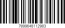 Código de barras (EAN, GTIN, SKU, ISBN): '7899646112983'