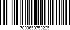 Código de barras (EAN, GTIN, SKU, ISBN): '7899653750225'