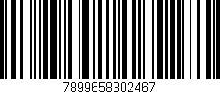 Código de barras (EAN, GTIN, SKU, ISBN): '7899658302467'