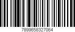 Código de barras (EAN, GTIN, SKU, ISBN): '7899658327064'