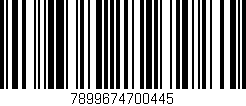 Código de barras (EAN, GTIN, SKU, ISBN): '7899674700445'