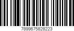Código de barras (EAN, GTIN, SKU, ISBN): '7899675828223'