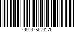 Código de barras (EAN, GTIN, SKU, ISBN): '7899675828278'